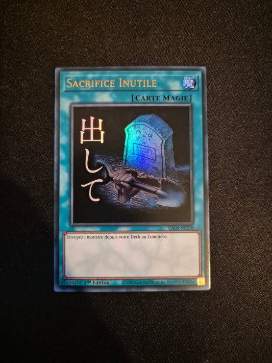 Carte Yu-Gi-Oh! Sacrifice Inutile ALT Stamped Ultra Rare RA05-FR138