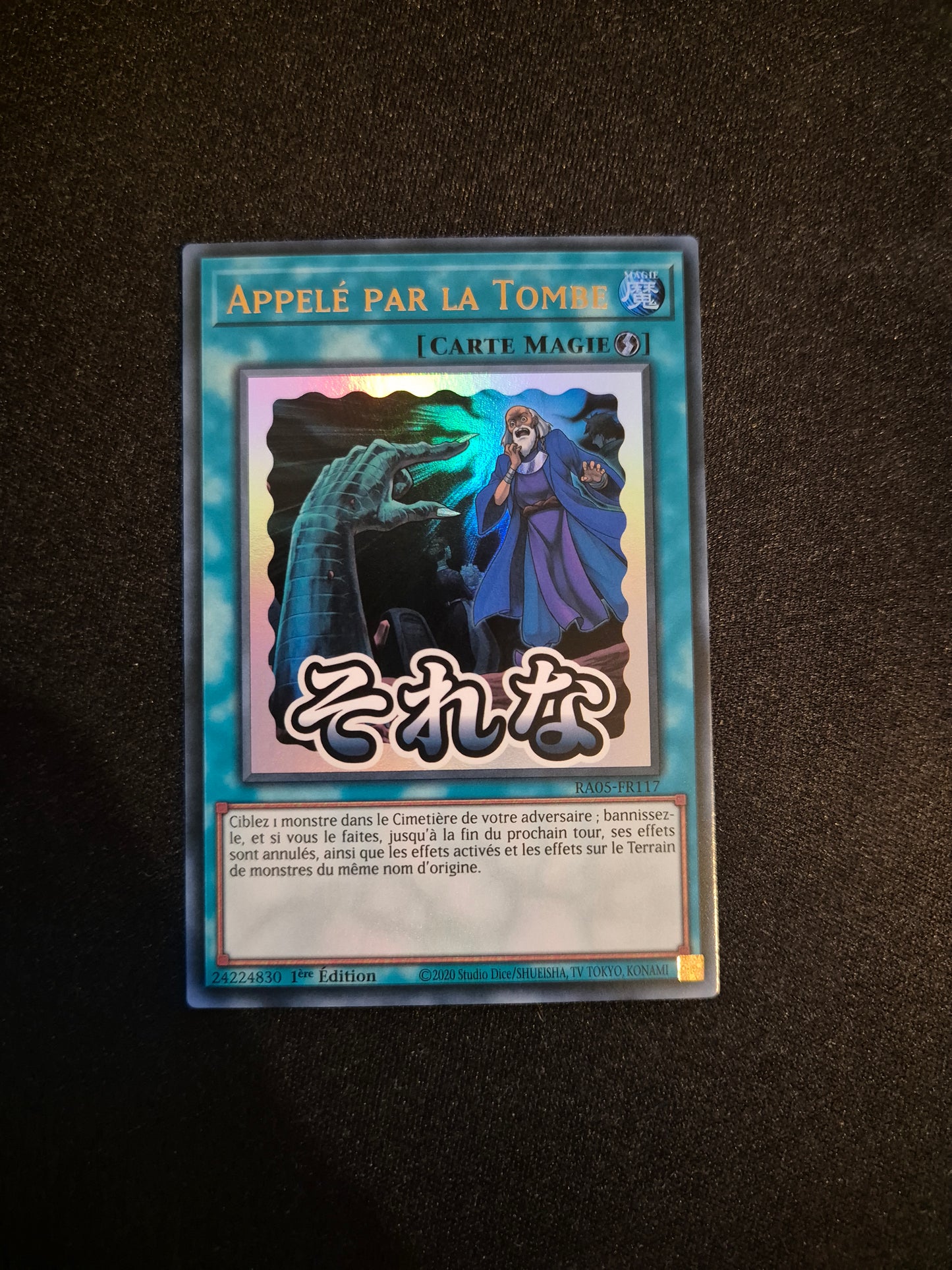 Carte Yu-Gi-Oh! Appelé par la Tombe ALT Stamped Ultra Rare RA05-FR117