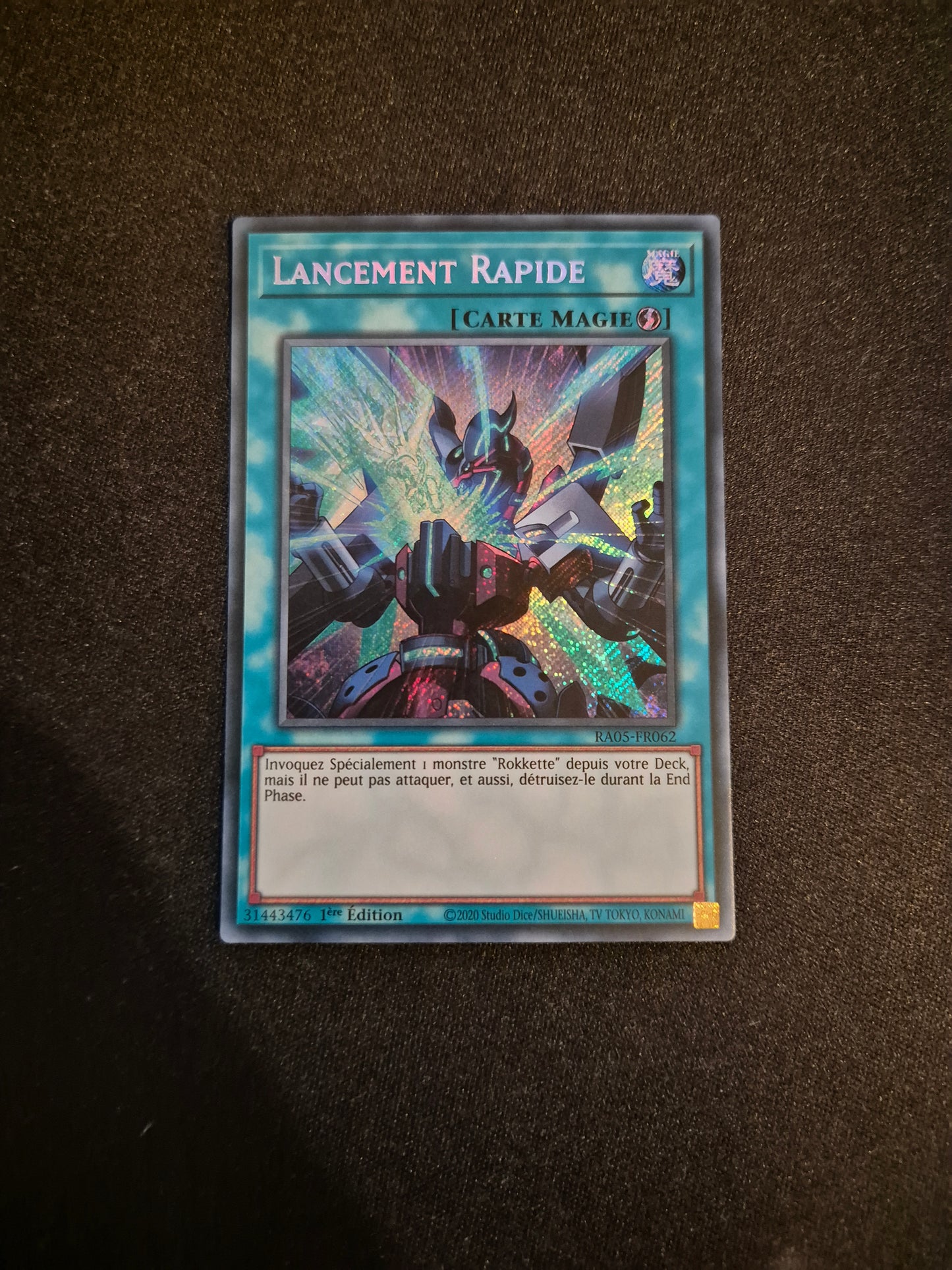 Carte Yu-Gi-Oh! Lancement Rapide Secret Rare RA05-FR062