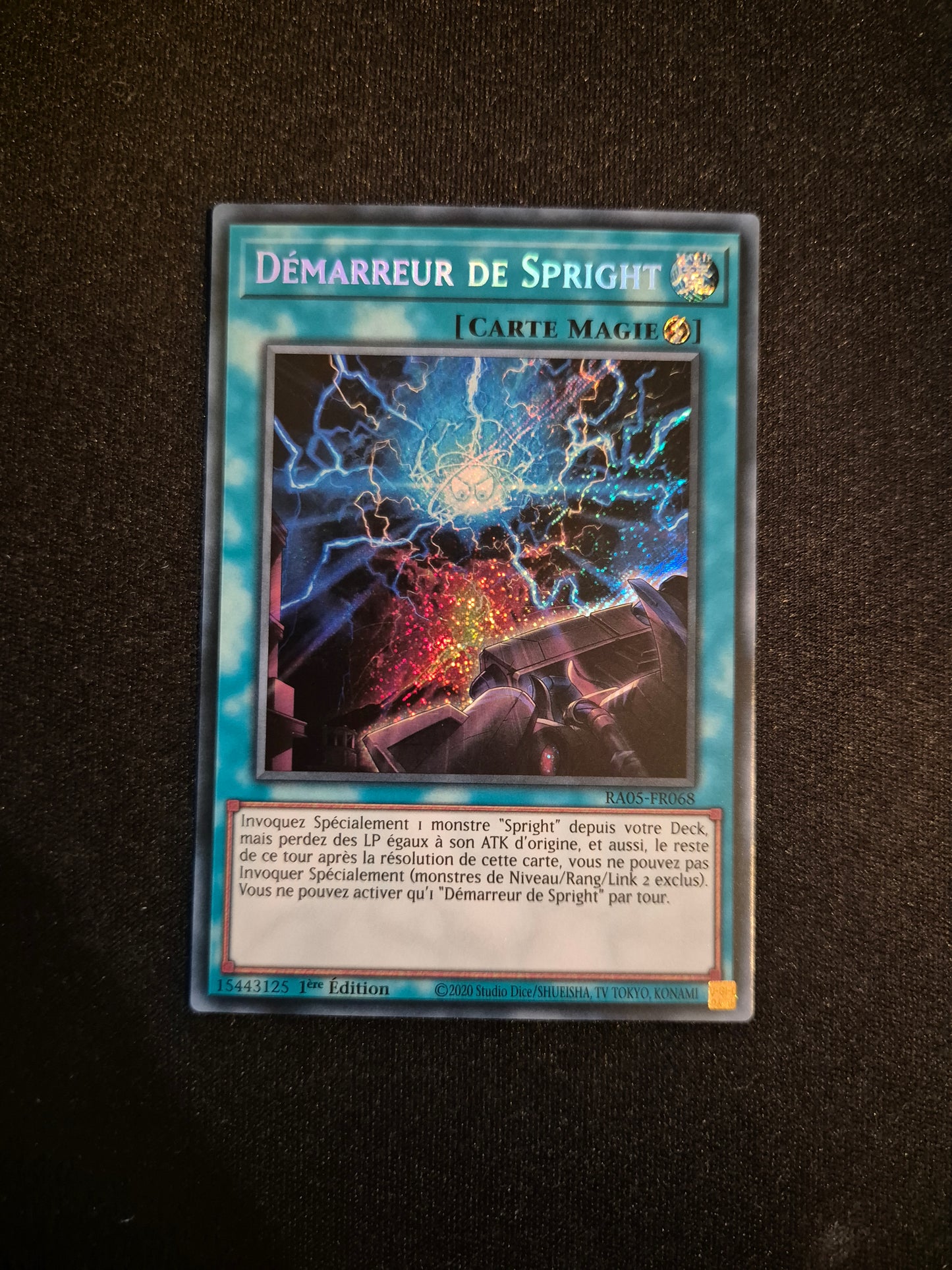 Carte Yu-Gi-Oh! Démarreur de Spright Secret Rare RA05-FR068