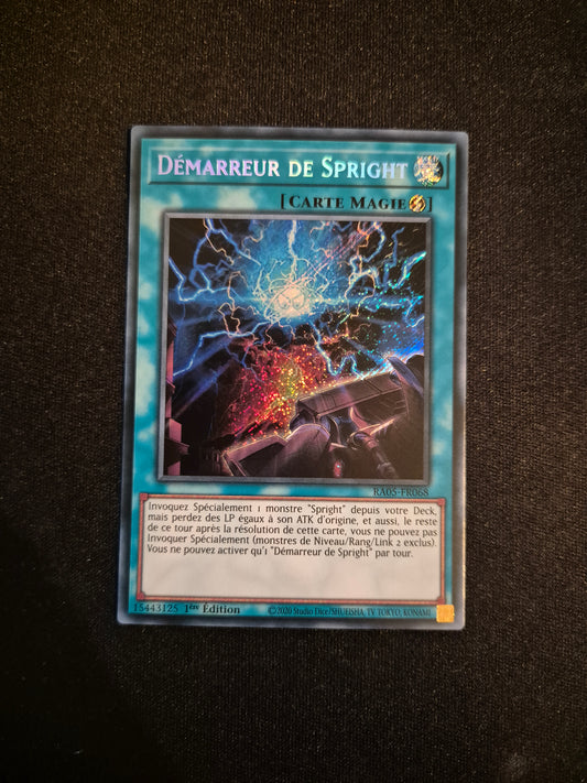 Carte Yu-Gi-Oh! Démarreur de Spright Secret Rare RA05-FR068