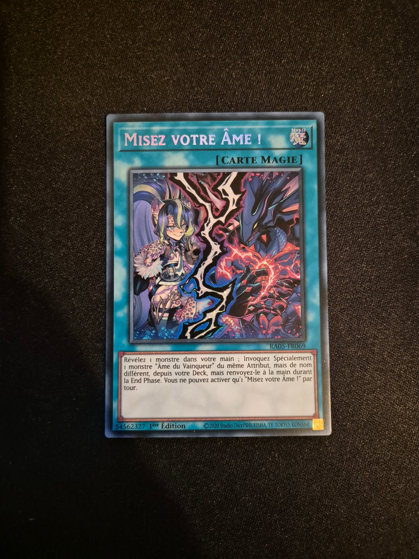 Carte Yu-Gi-Oh! Misez Votre Ame Secret Rare RA05-FR069