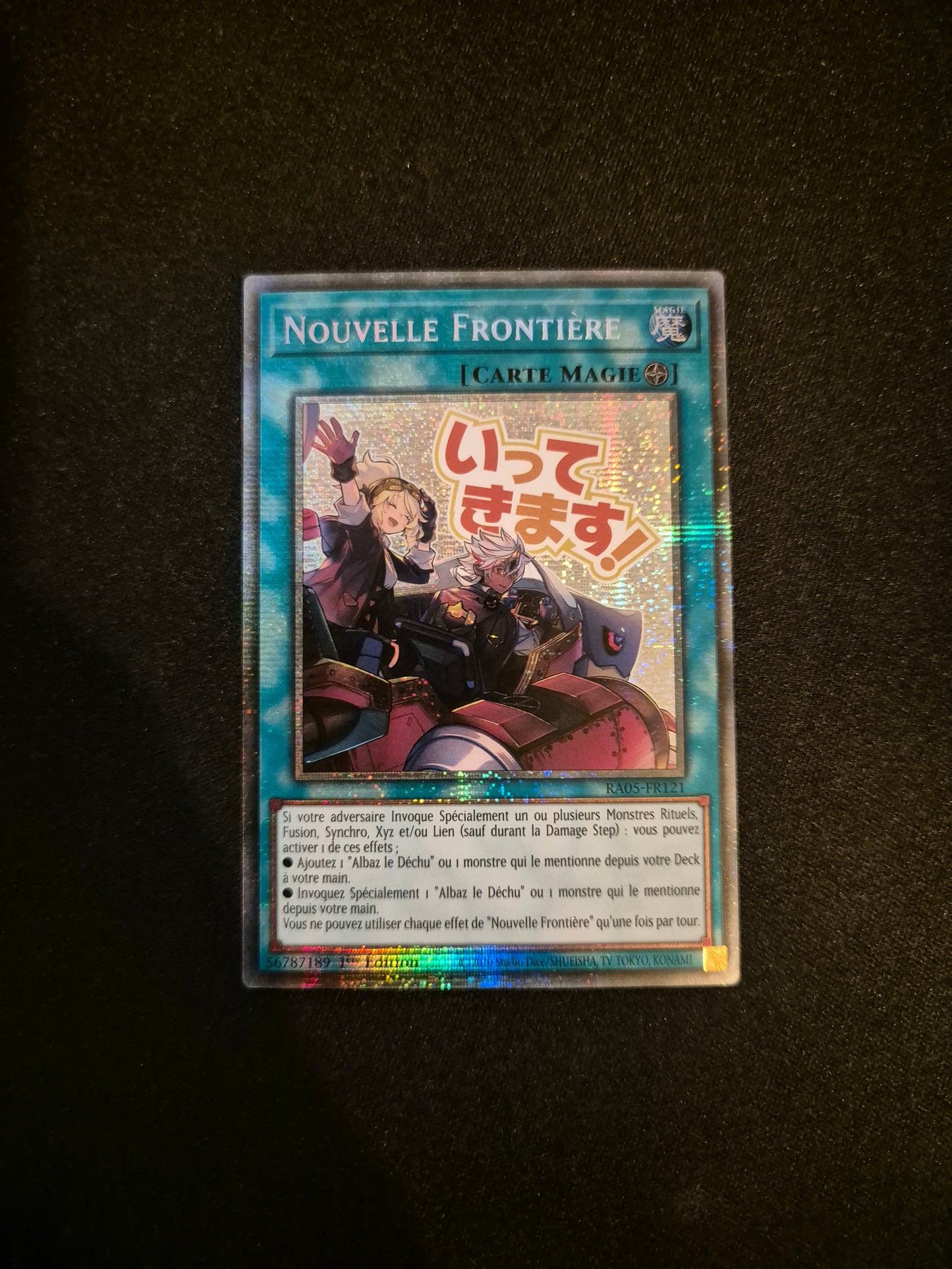 Carte Yu-Gi-Oh! Nouvelle Frontière ALT Stamped Starlight Rare RA05-FR121