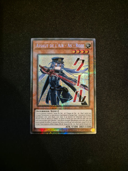 Carte Yu-Gi-Oh! Assaut de l'Air As Roze ALT Stamped Starlight Rare RA05-FR133