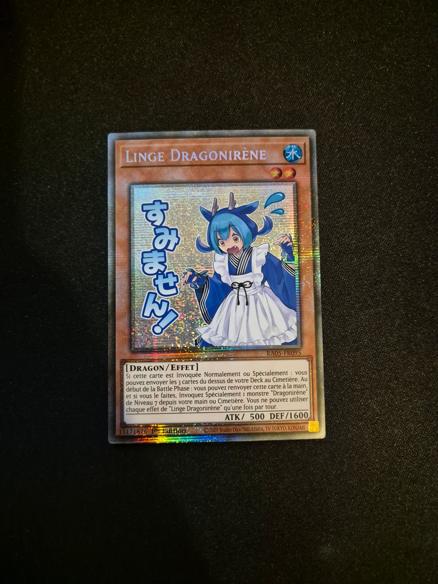 Carte Yu-Gi-Oh! Linge Dragonirène ALT Stamped Starlight Rare RA05-FR095