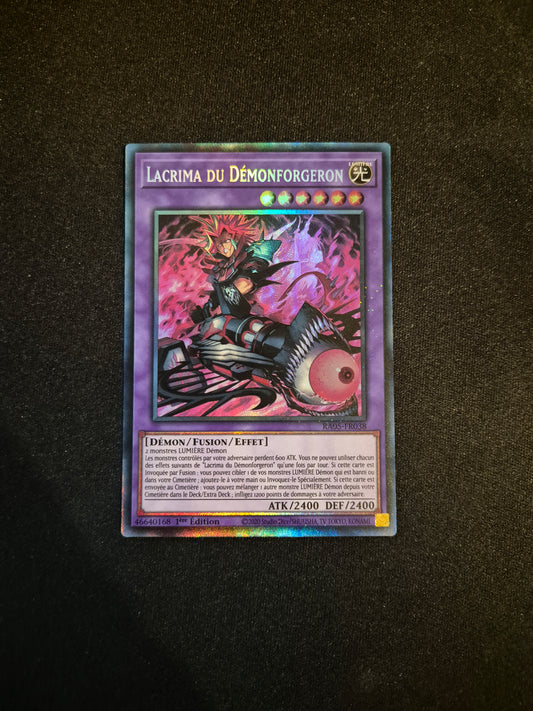 Carte Yu-Gi-Oh! Lacrima du Démonforgeron Collector Rare RA05-FR038