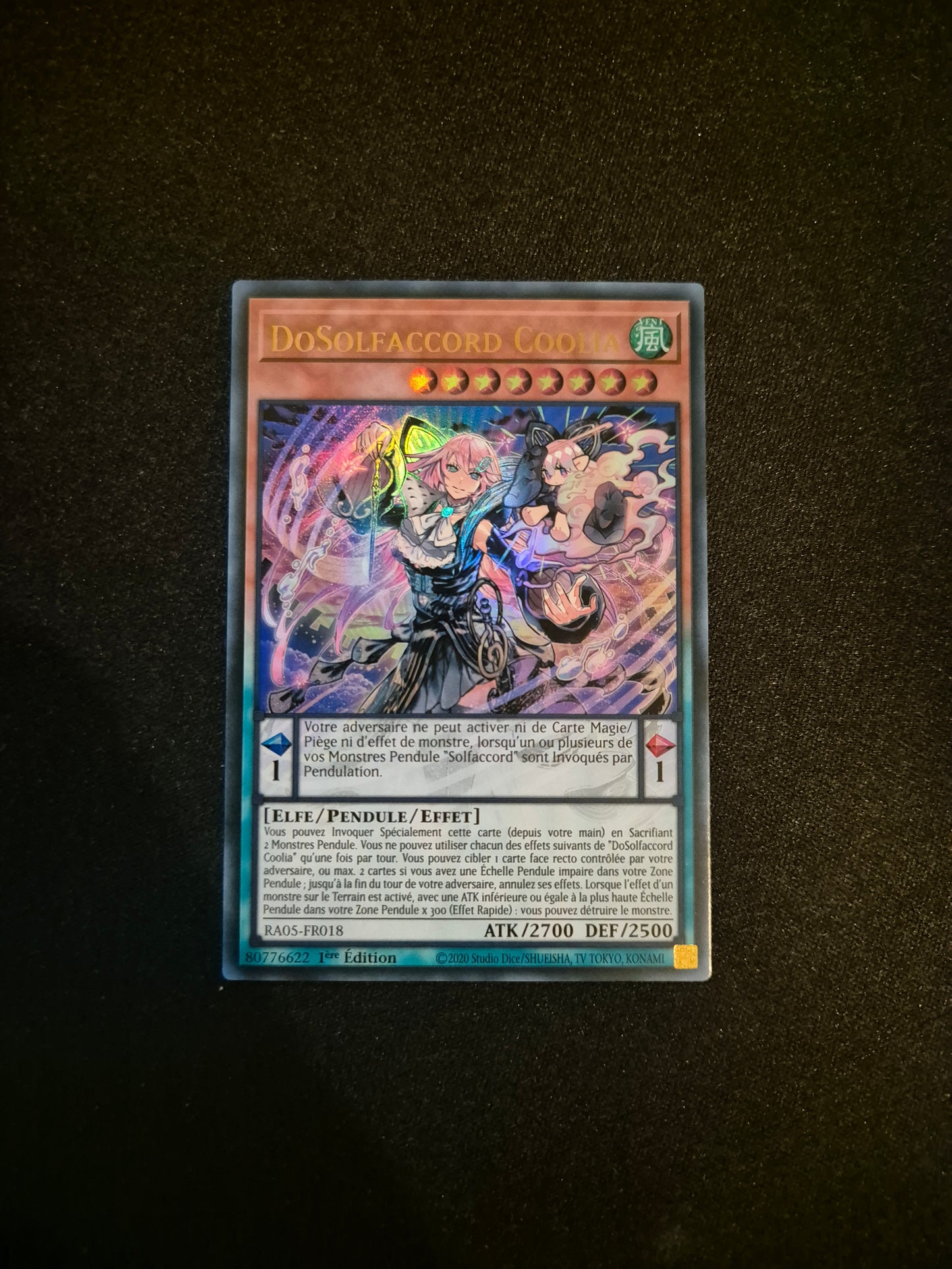 Carte Yu-Gi-Oh! DoSolfaccord Coolia Ultra Rare RA05-FR018