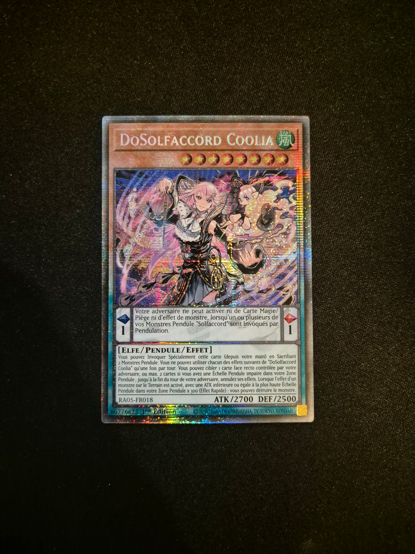 Carte Yu-Gi-Oh! DoSolfaccord Coolia Starlight Rare RA05-FR018