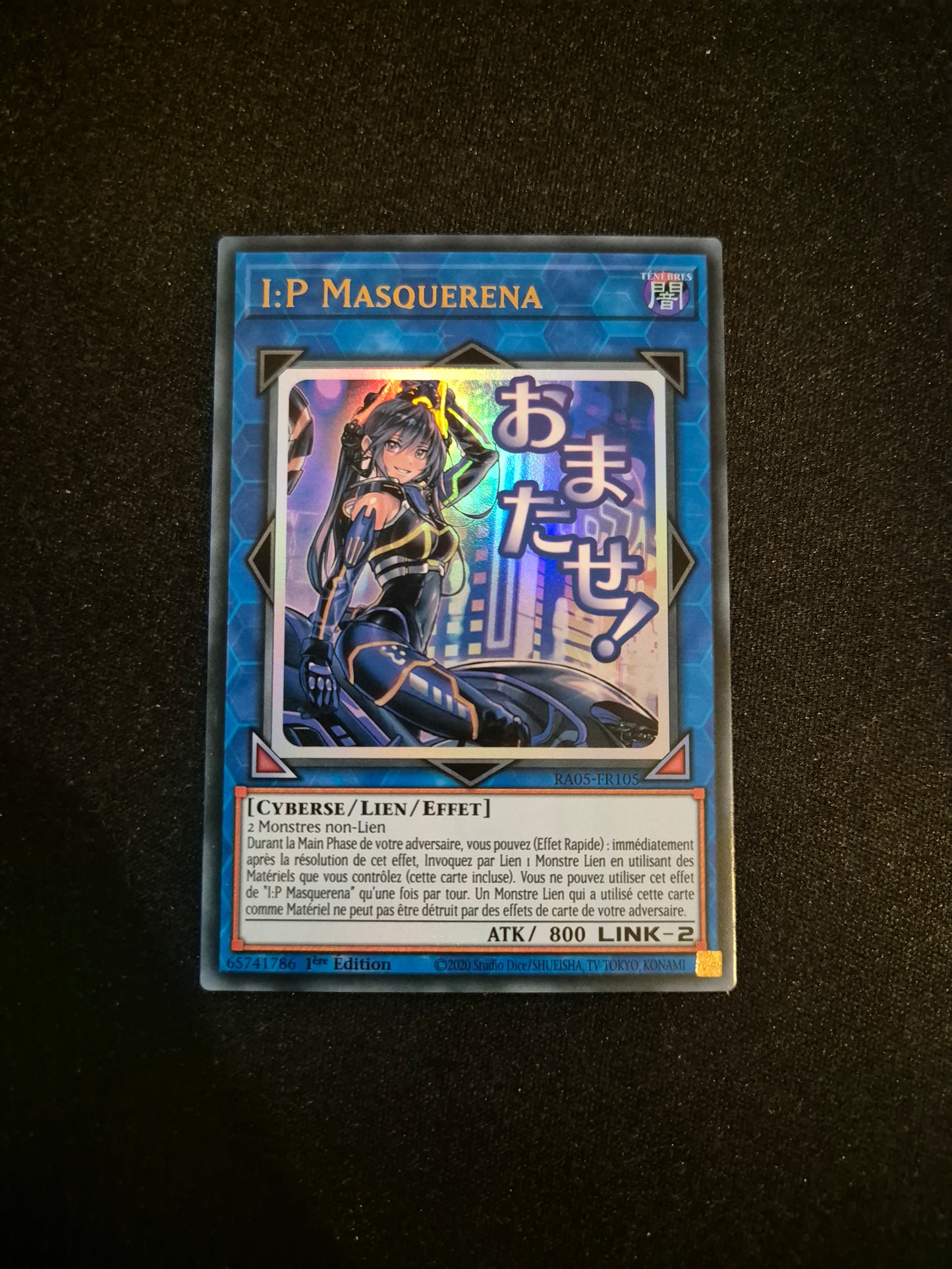 Carte Yu-Gi-Oh! I:P Masquerena ALT Stamped Ultra Rare RA05-FR105