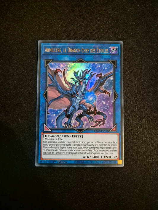 Carte Yu-Gi-Oh! Armillyre Le Dragon Chef des Etoiles Ultra Rare RA05-FR055