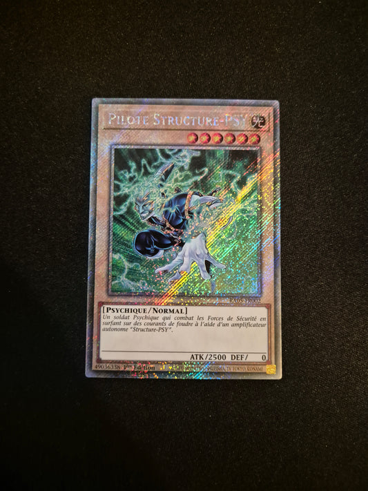 Carte Yu-Gi-Oh! Pilote Structure-Psy Platinum Secret Rare RA05-FR002