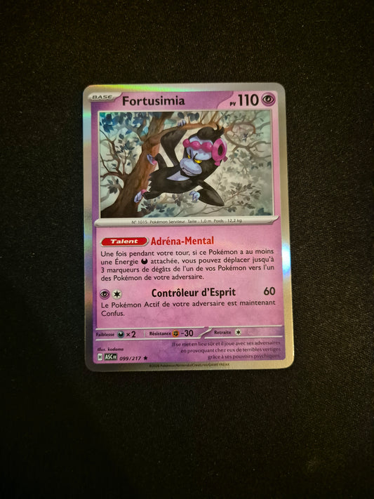 Carte Pokémon Fortusimia Holo 099/217 ME2.5 Héros Transcendants