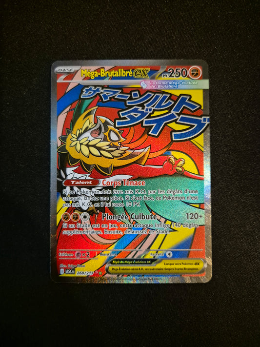 Carte Pokémon Méga-Brutalibré EX 268/217 ME2.5 Héros Transcendants