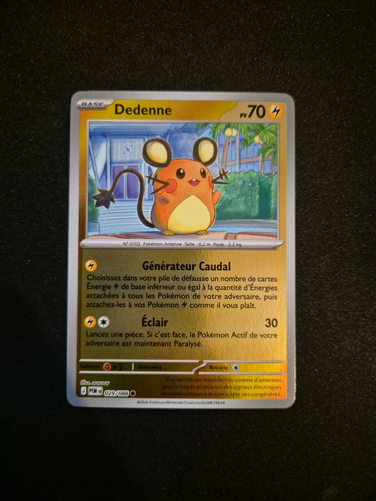 Carte Pokémon Dedenne Reverse 029/088 ME03 Equilibre Parfait