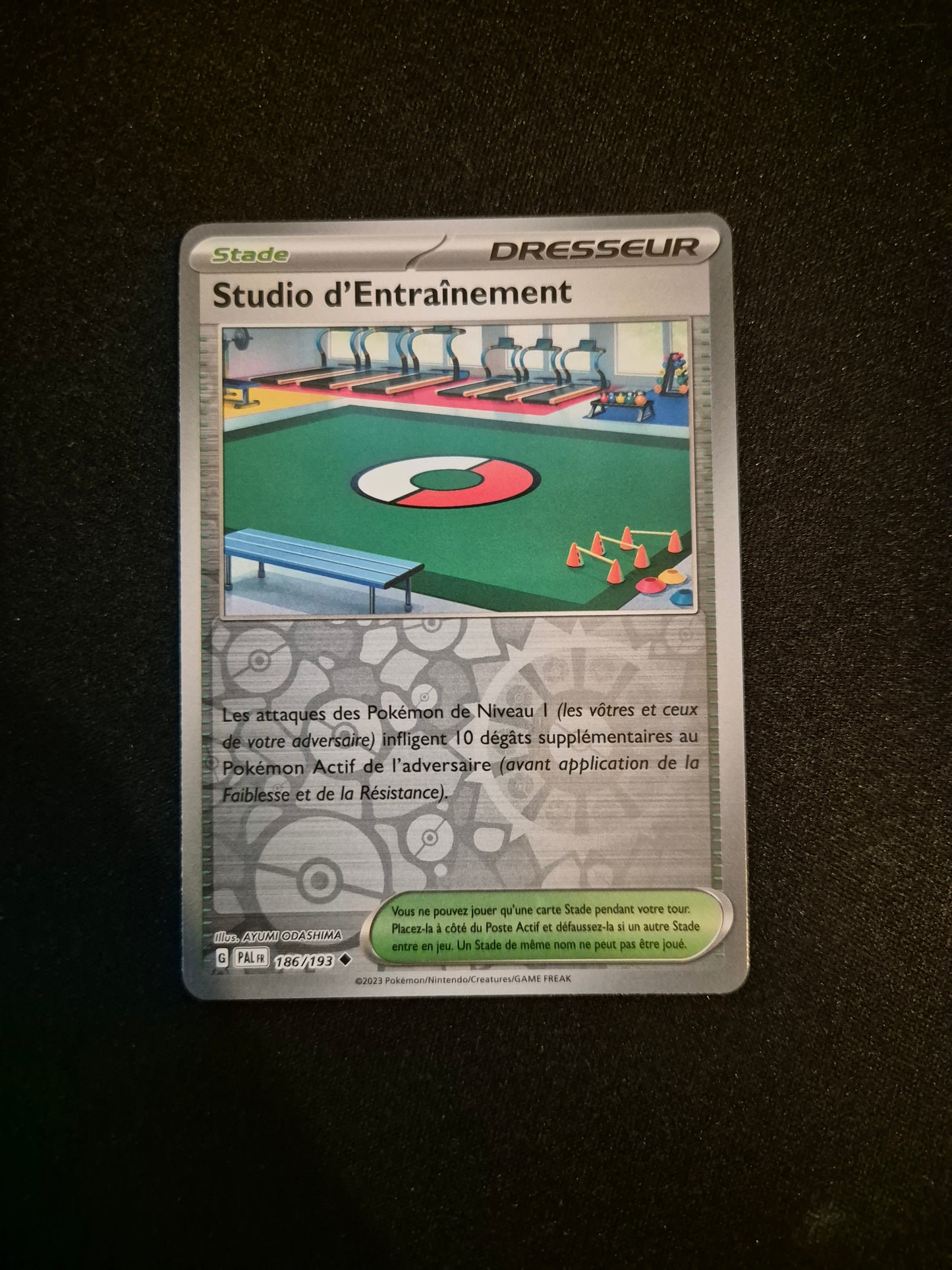 Carte Pokémon Studio d'Entrainement Reverse 186/193 EV02 Evolutions à Paldea
