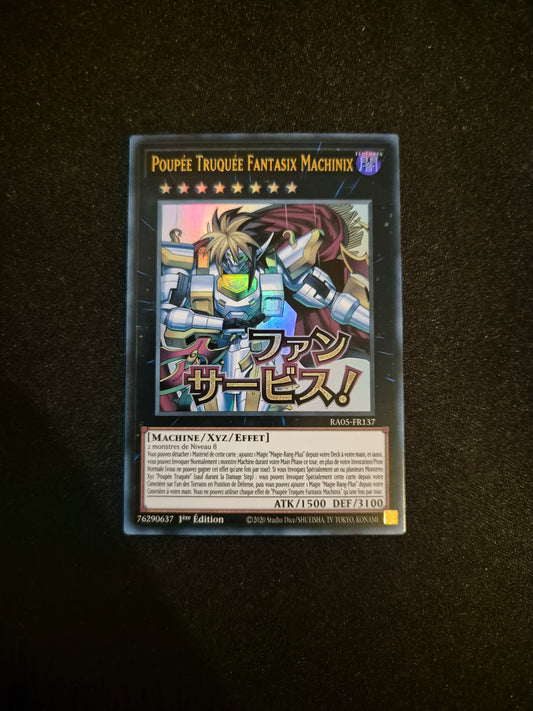 Carte Yu-Gi-Oh! Poupée Truquée Fantasix Machinix ALT Stamped Ultra Rare RA05-FR137