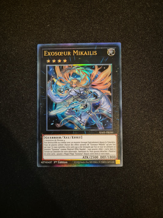 Carte Yu-Gi-Oh! Exosoeur Mikailis Ultimate Rare RA05-FR050