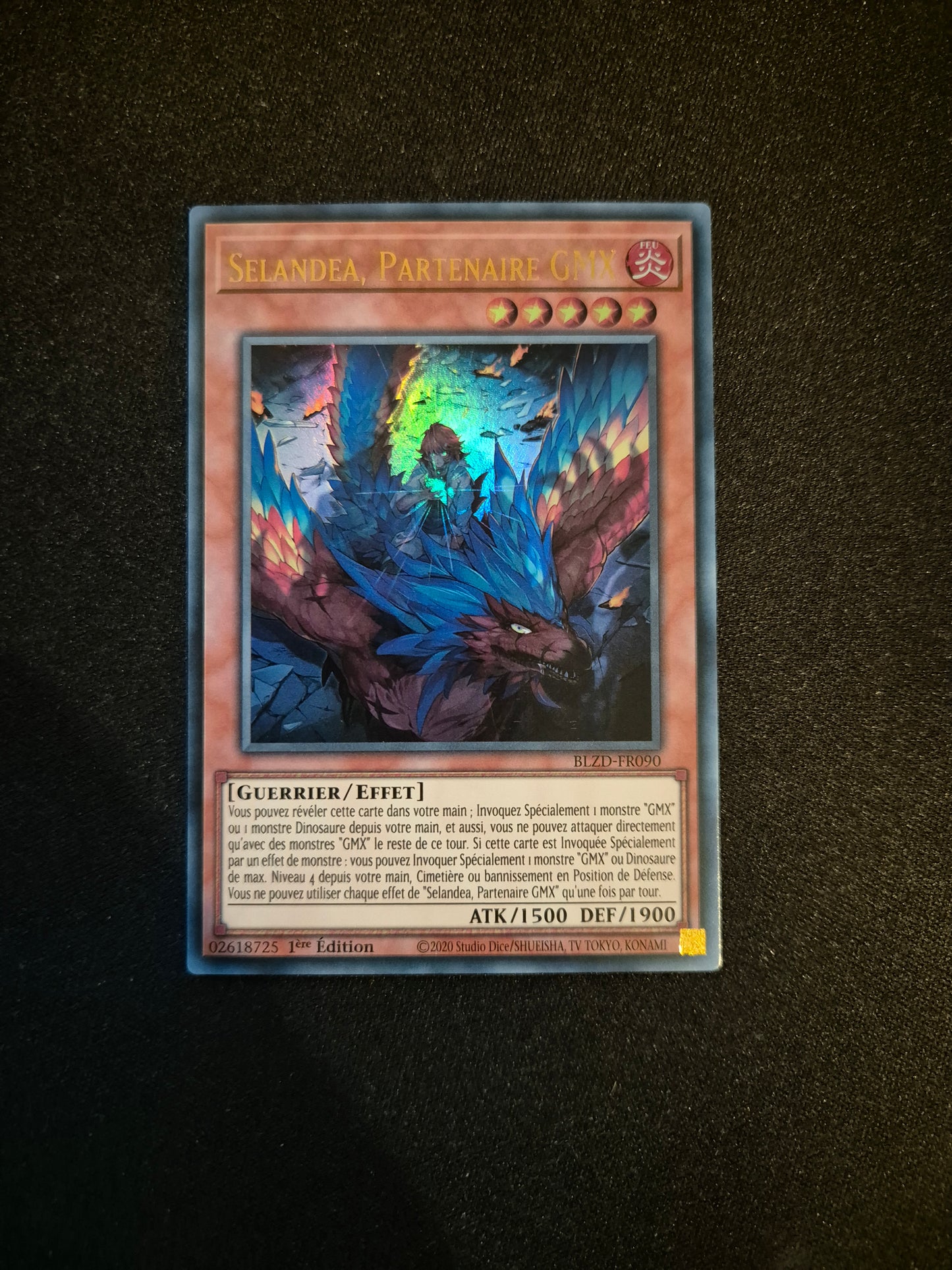 Carte Yu-Gi-Oh! Selandea Partenaire GMX Ultra Rare BLZD-FR090