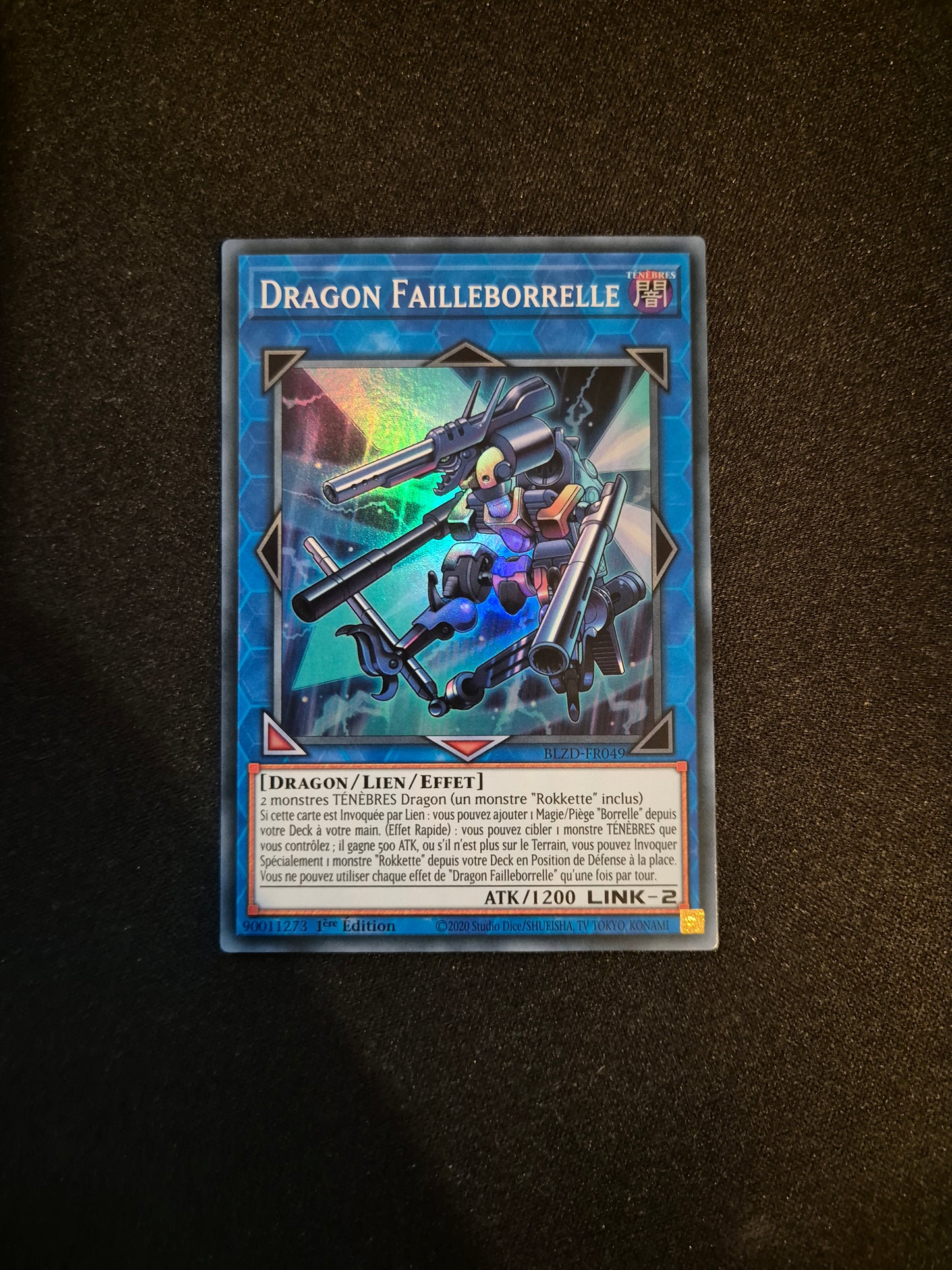 Carte Yu-Gi-Oh! Dragon Failleborrelle Super Rare BLZD-FR049