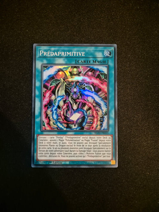 Carte Yu-Gi-Oh! Prédaprimitive Super Rare BLZD-FR055