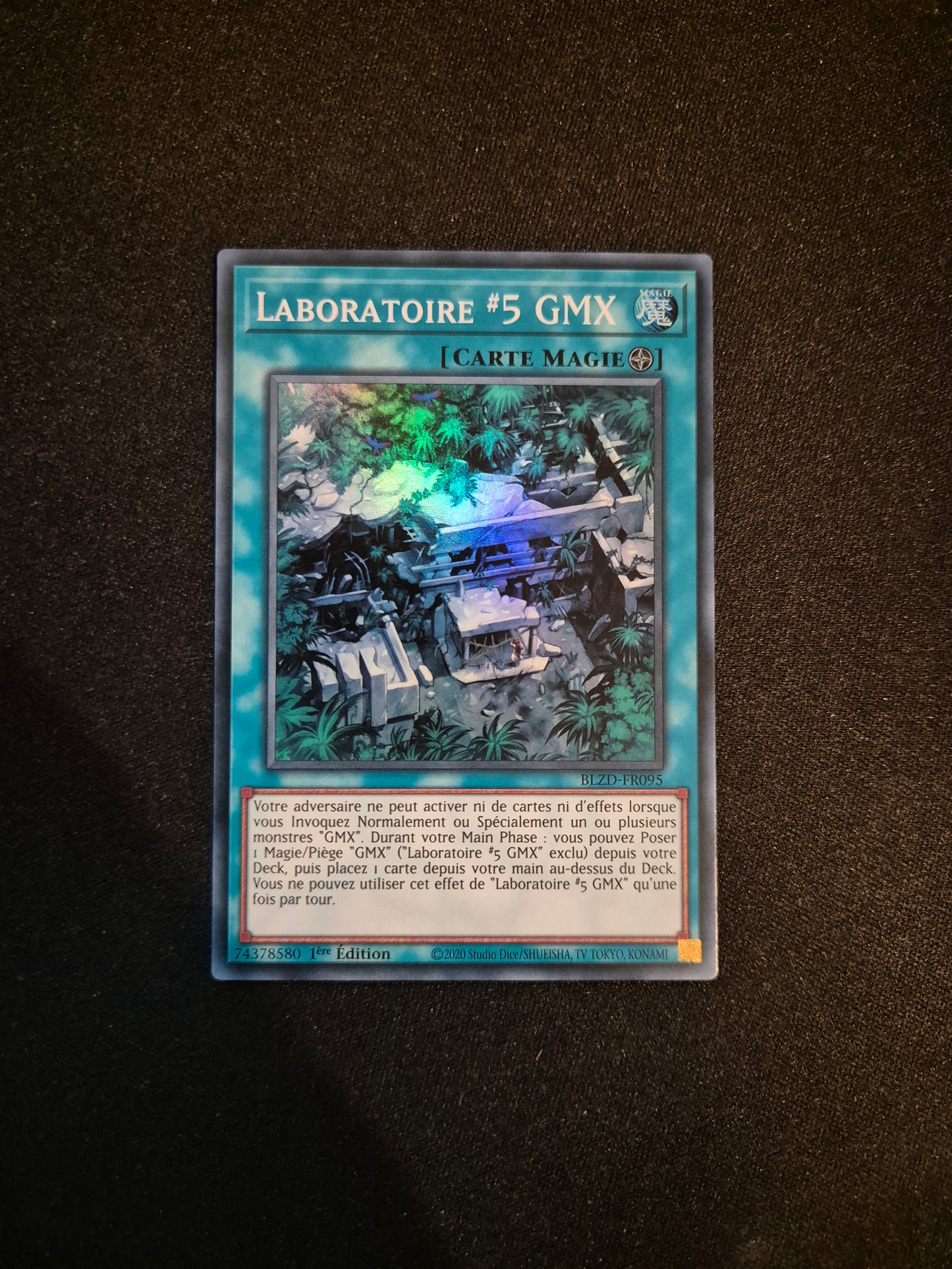 Carte Yu-Gi-Oh! Laboratoire 5 GMX Super Rare BLZD-FR095