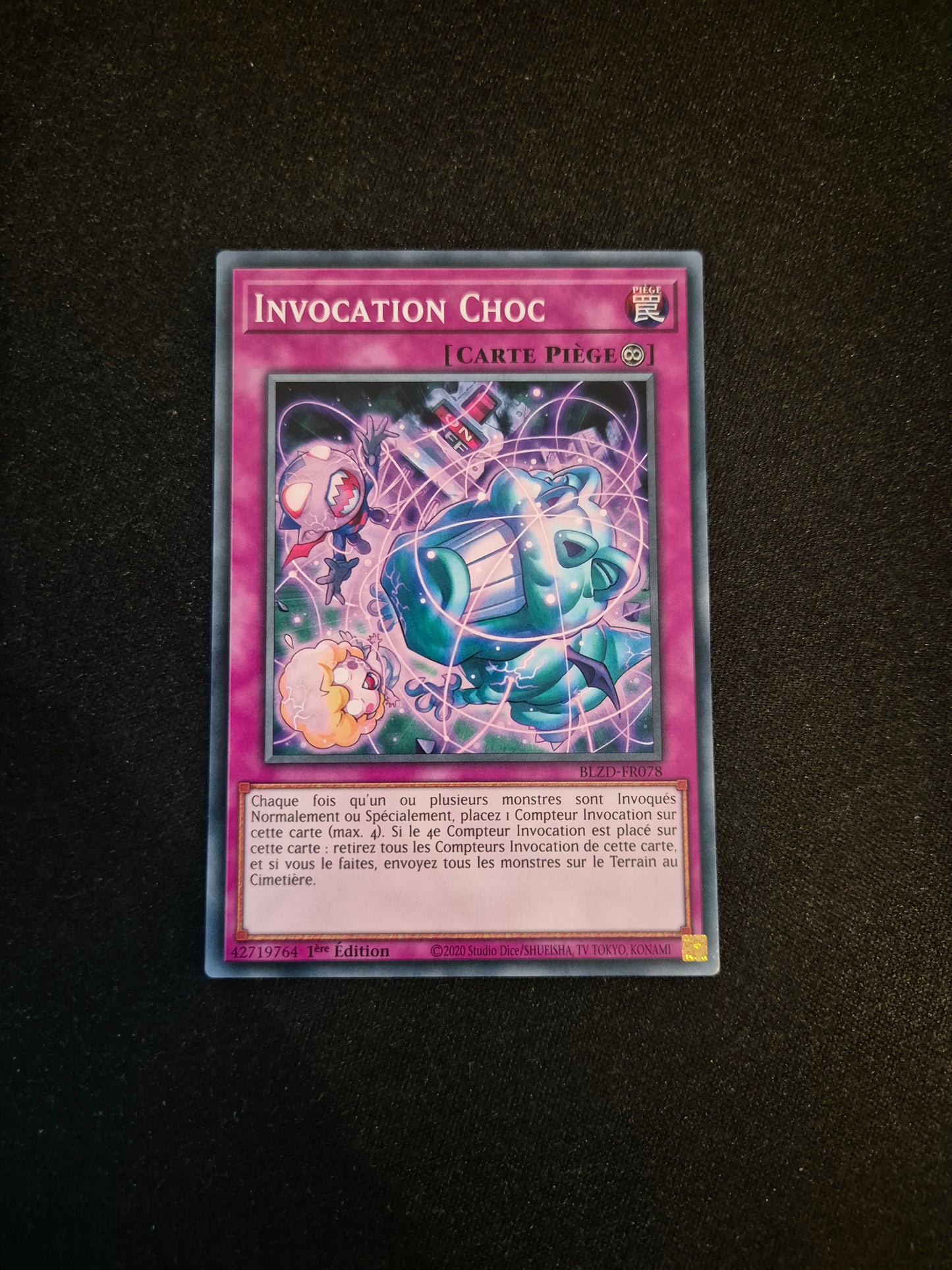 Carte Yu-Gi-Oh! Invocation Choc BLZD-FR078