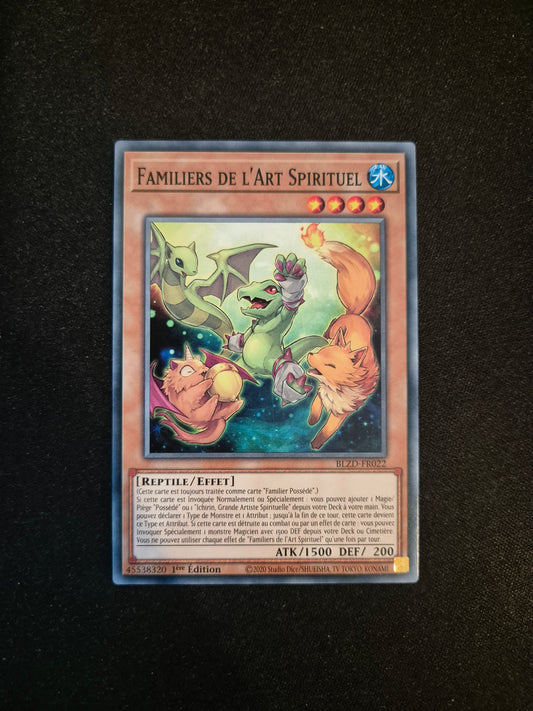 Carte Yu-Gi-Oh! Familiers de l'Art Spirituel BLZD-FR022
