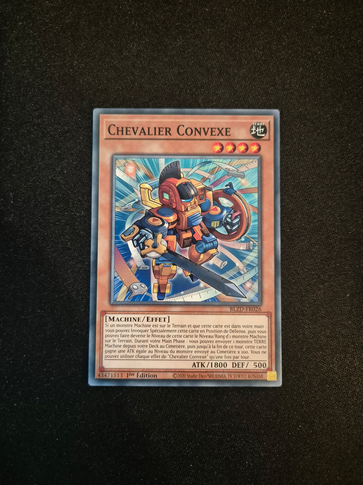 Carte Yu-Gi-Oh! Chevalier Convexe BLZD-FR026