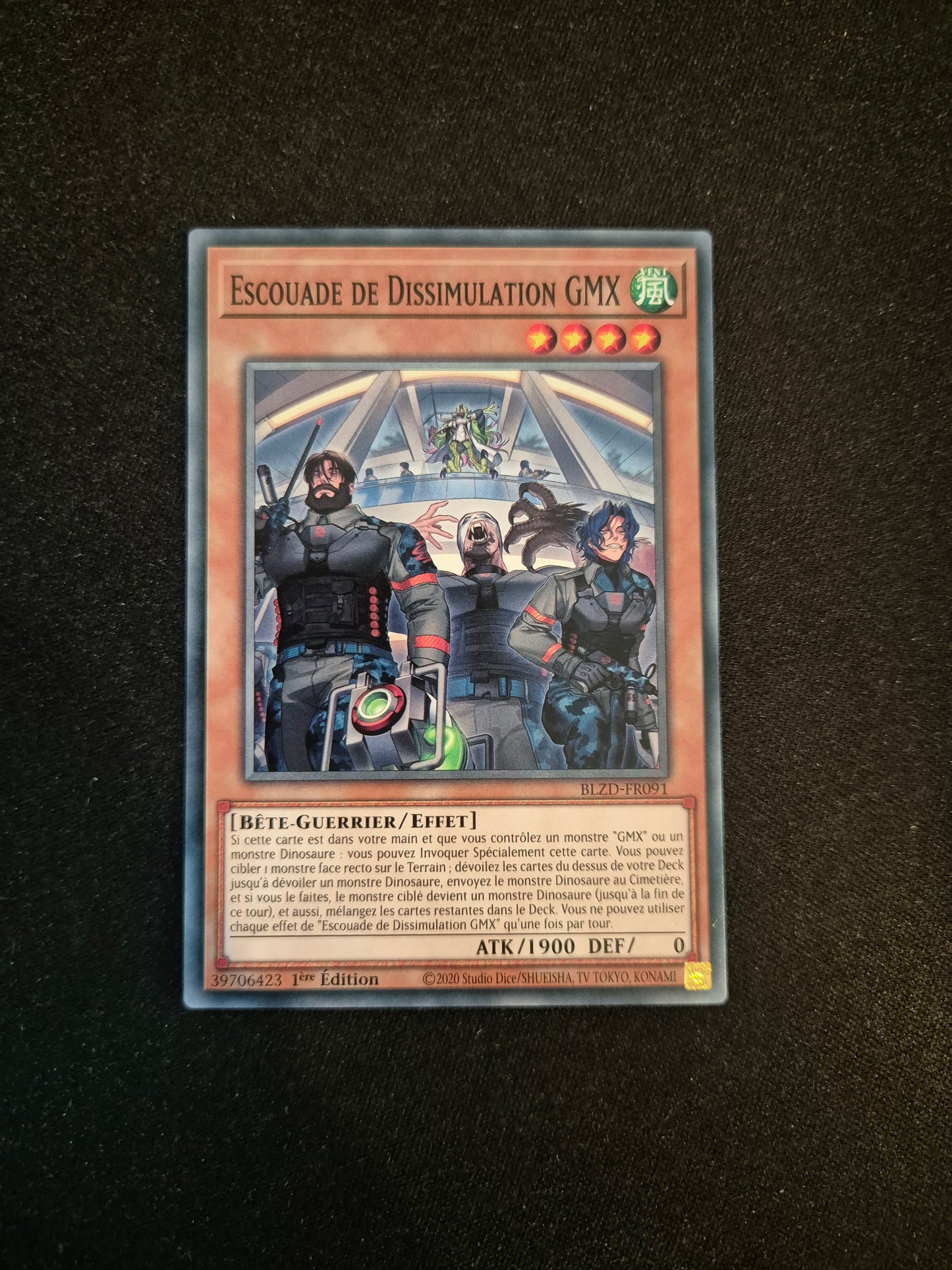 Carte Yu-Gi-Oh! Escouade de Dissimulation GMX BLZD-FR091