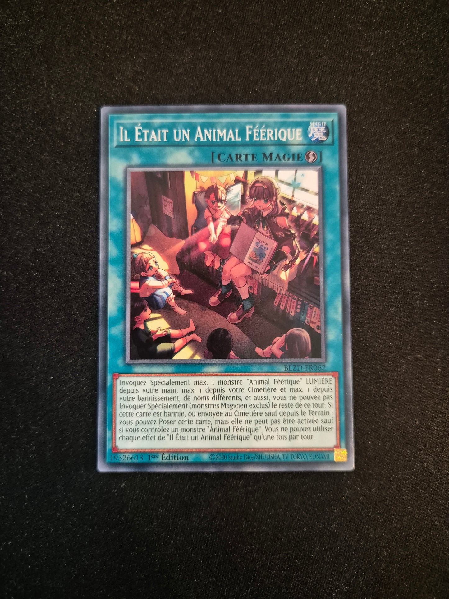 Carte Yu-Gi-Oh! Il était un Animal Féérique BLZD-FR062