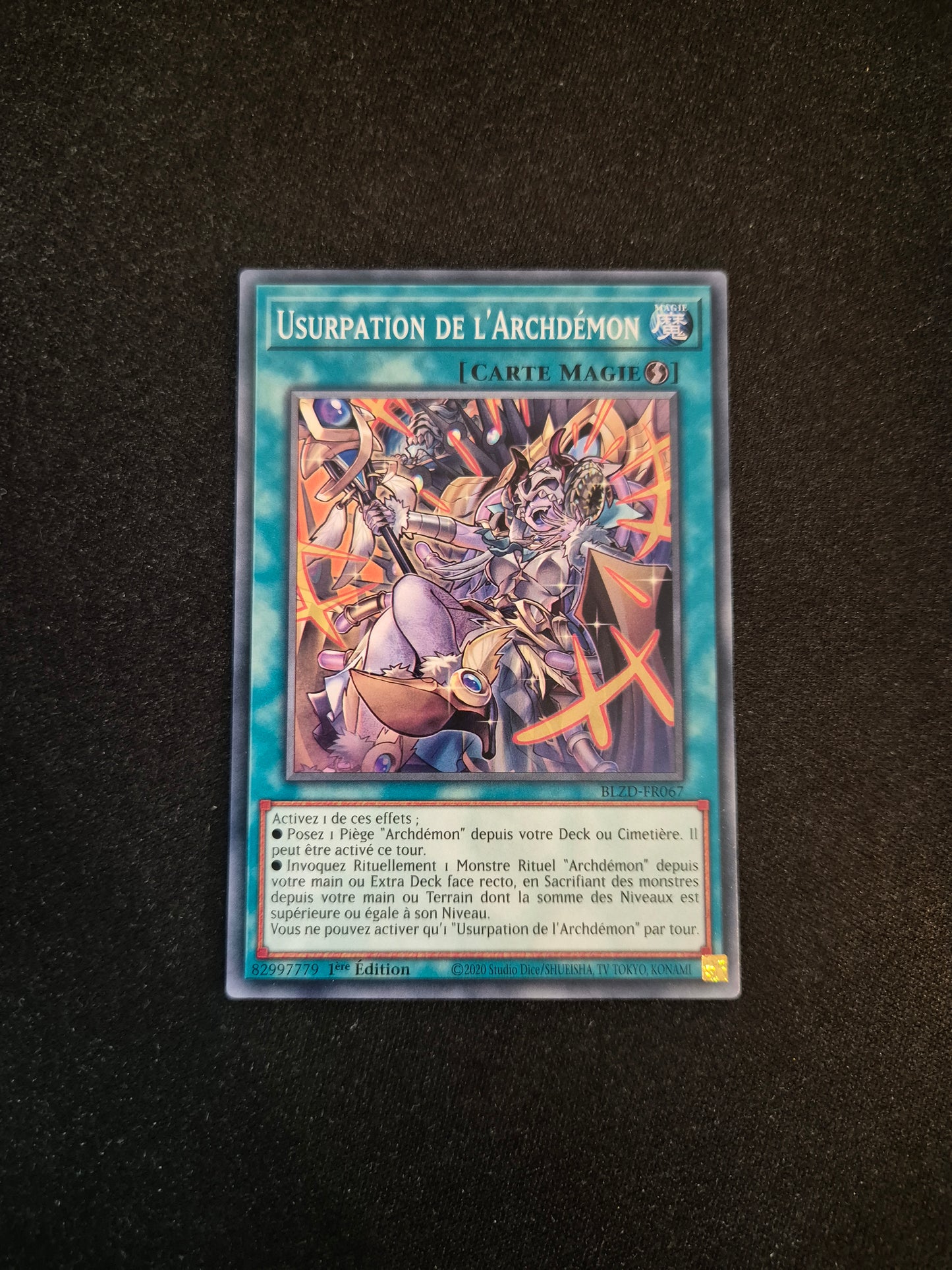 Carte Yu-Gi-Oh! Usurpation de l'Archdémon BLZD-FR067