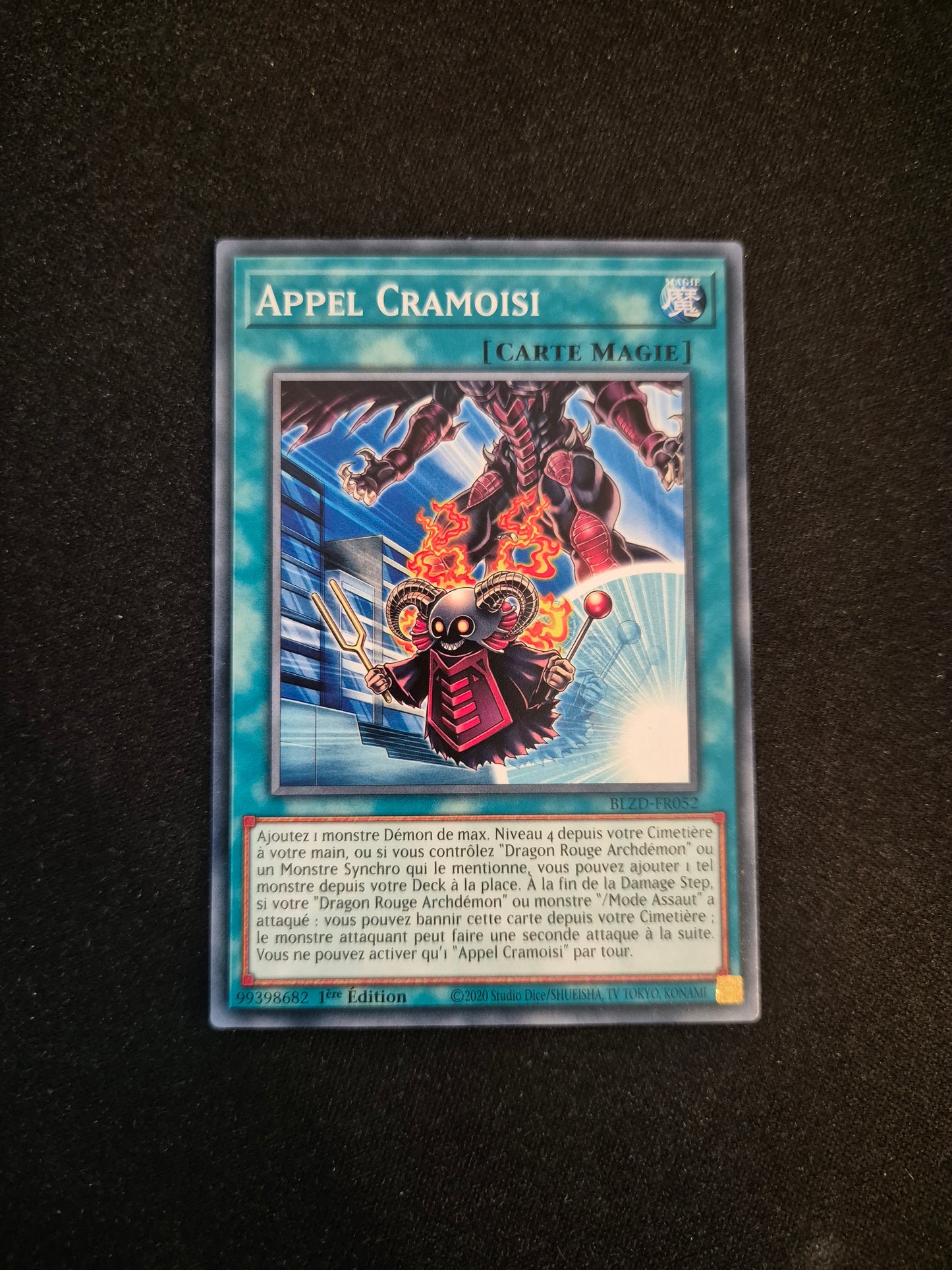 Carte Yu-Gi-Oh! Appel Cramoisi BLZD-FR052
