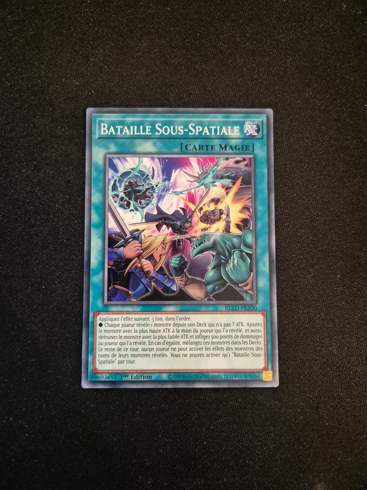Carte Yu-Gi-Oh! Bataille Sous-Spatiale BLZD-FR100