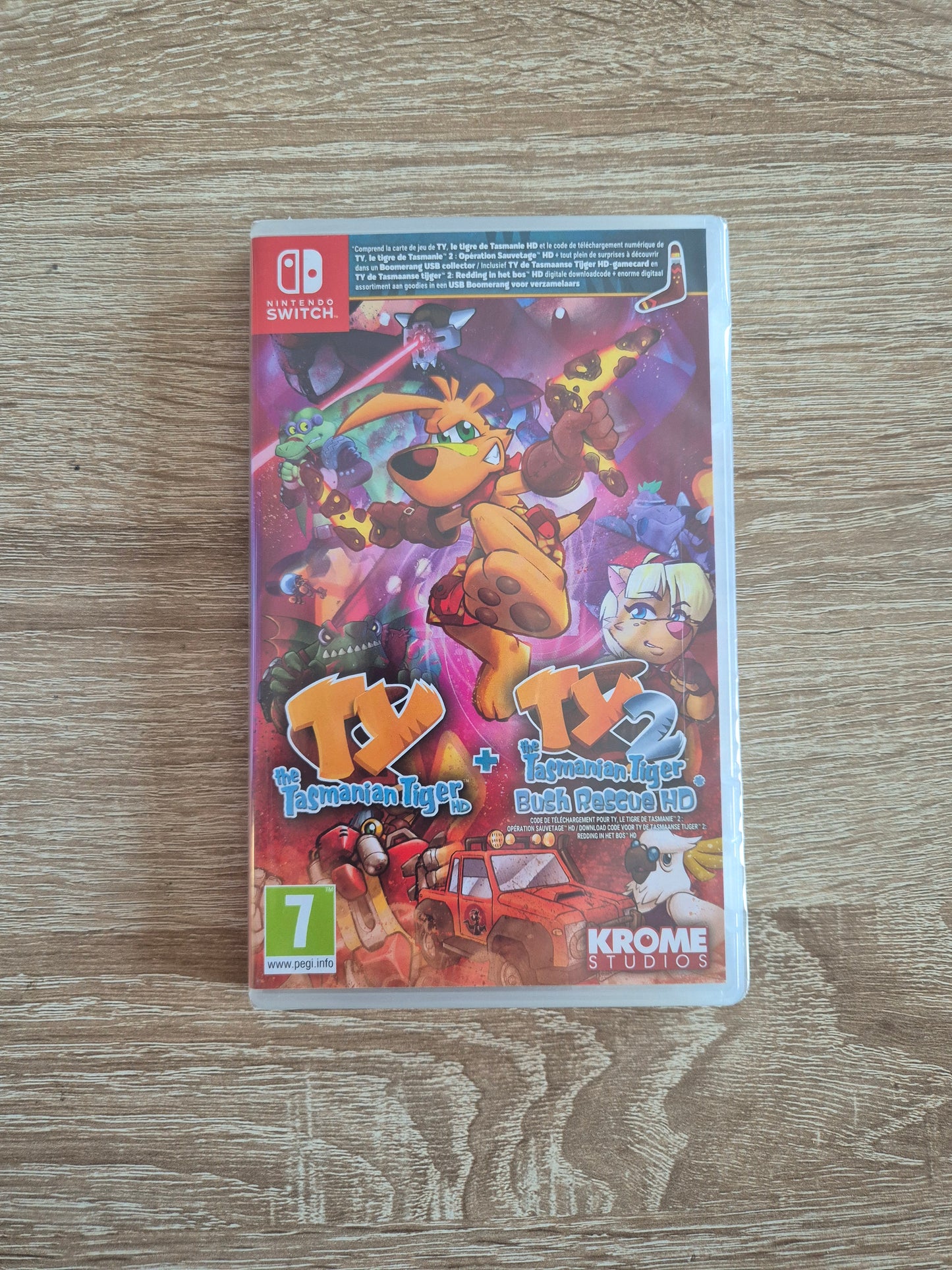TY The Tasmanian Tiger HD + TY The Tasmanian Tiger 2 Bush Rescue HD Nintendo Switch