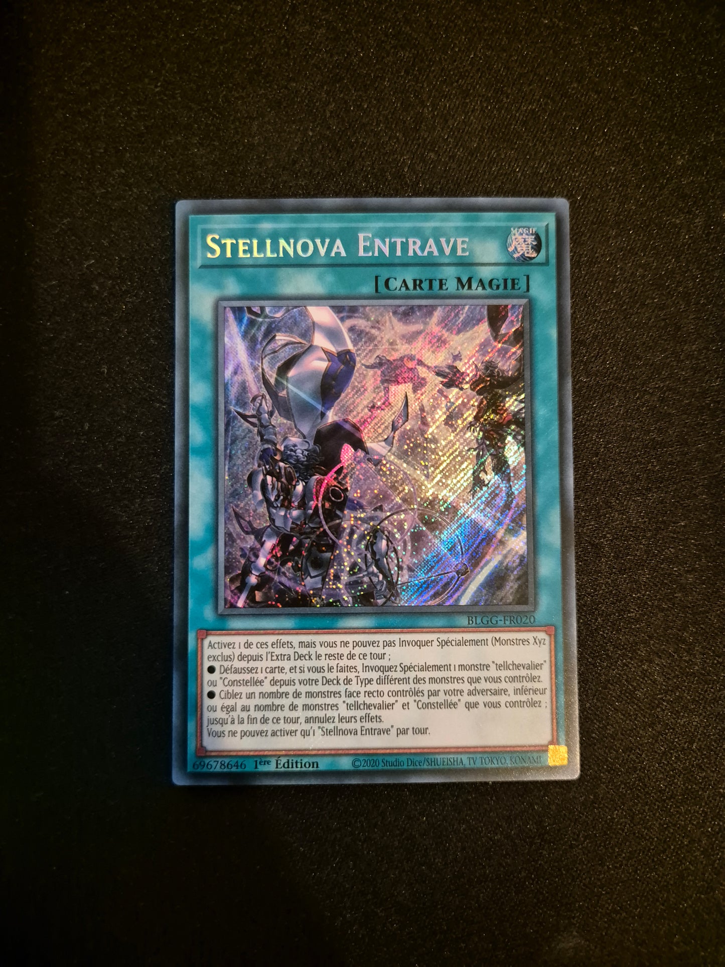 Carte Yu-Gi-Oh! Stellnova Entrave Secret Rare BLGG-FR020