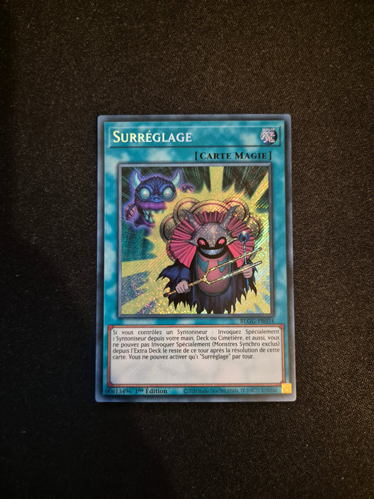 Carte Yu-Gi-Oh! Surréglage Secret Rare BLGG-FR034