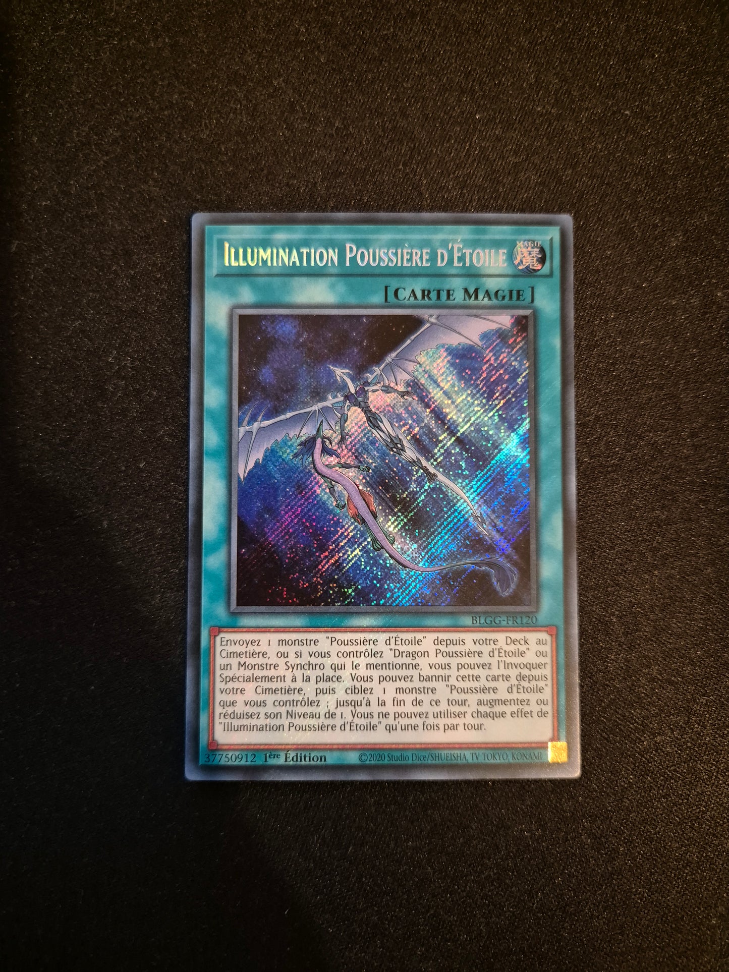 Carte Yu-Gi-Oh! Illumination Poussière d'Etoile Secret Rare BLGG-FR120