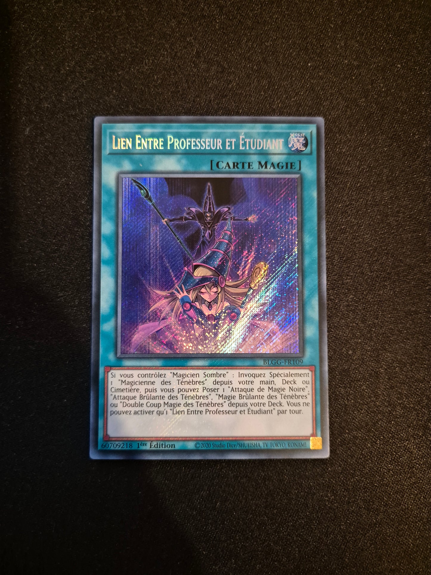 Carte Yu-Gi-Oh! Lien Entre Professeur et Etudiant Secret Rare BLGG-FR109