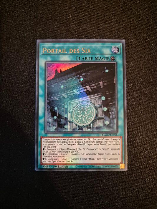 Carte Yu-Gi-Oh! Portail des Six Ultra Rare BLGG-FR105