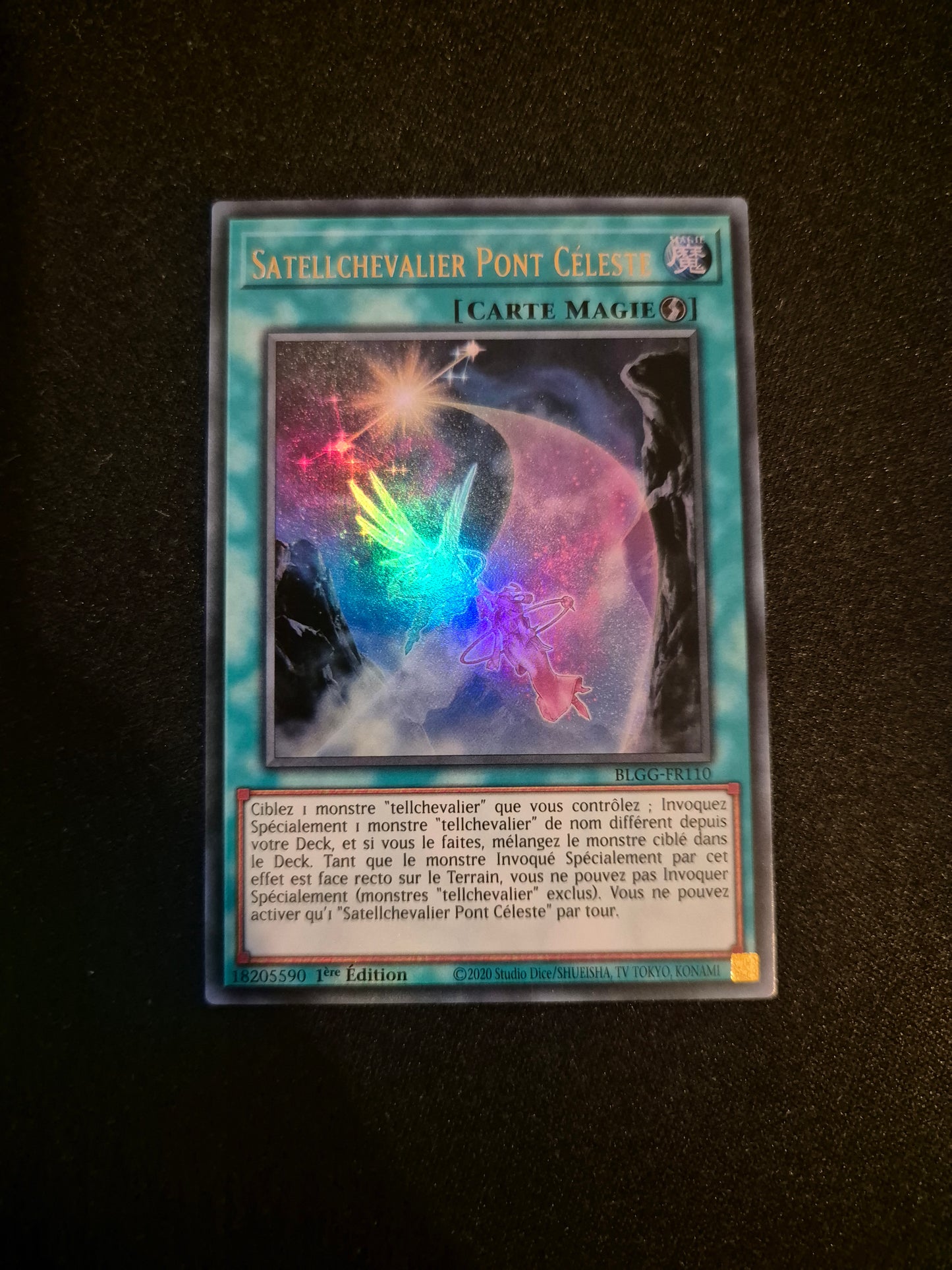 Carte Yu-Gi-Oh! Satellchevalier Pont Céleste Ultra Rare BLGG-FR110