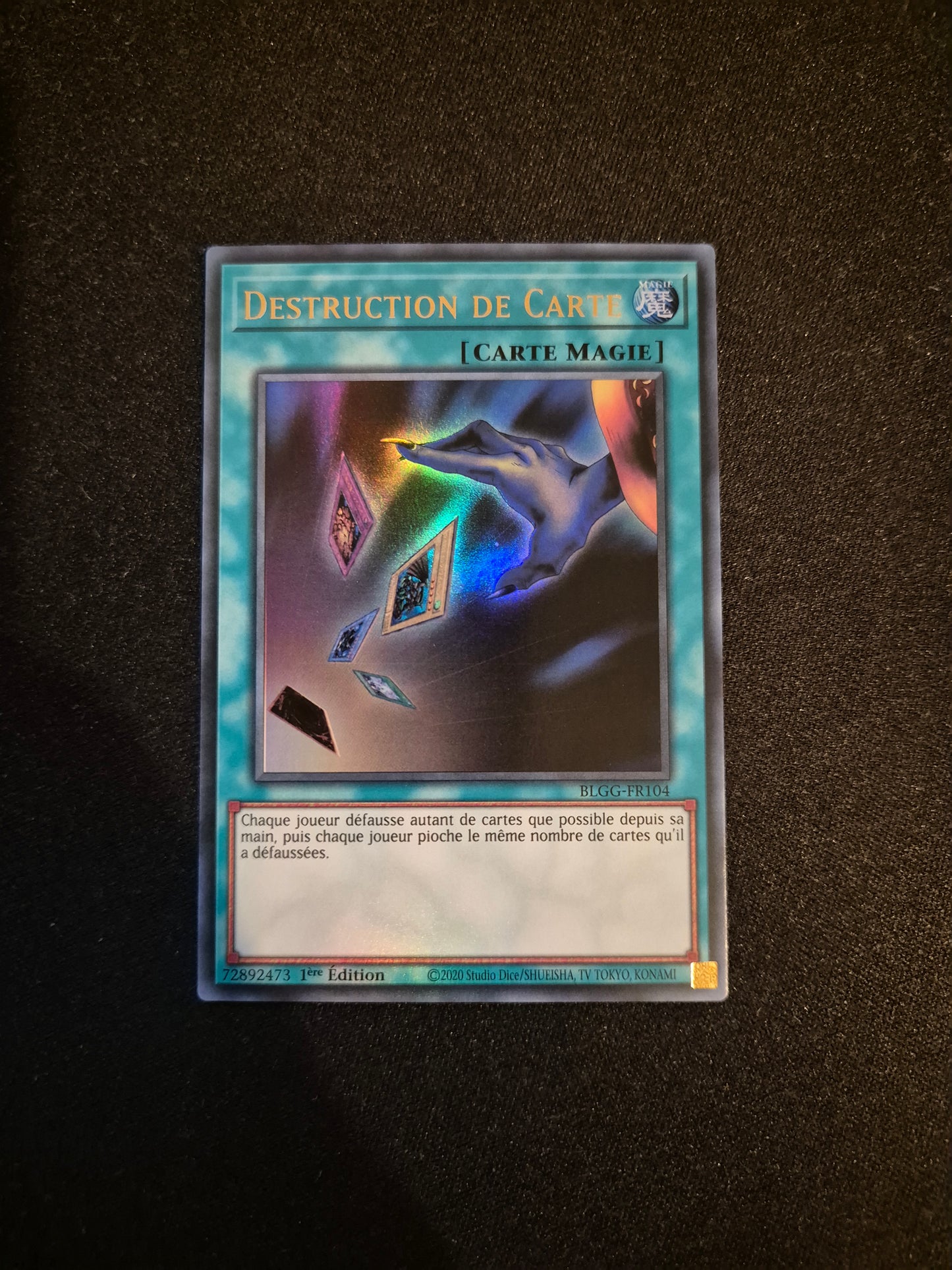 Carte Yu-Gi-Oh! Destruction de Carte Ultra Rare BLGG-FR104