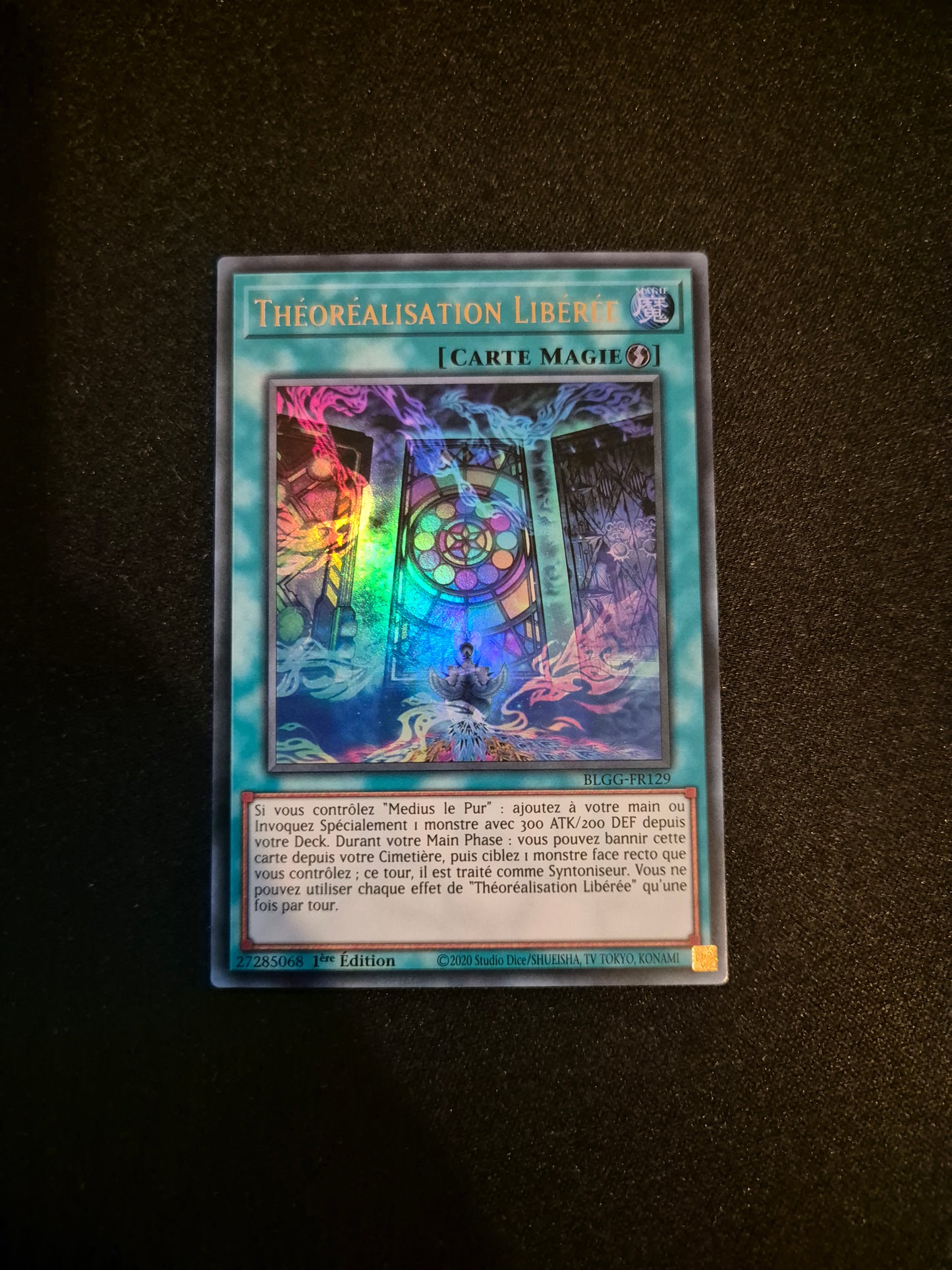 Carte Yu-Gi-Oh! Théoréalisation Libérée Ultra Rare BLGG-FR129