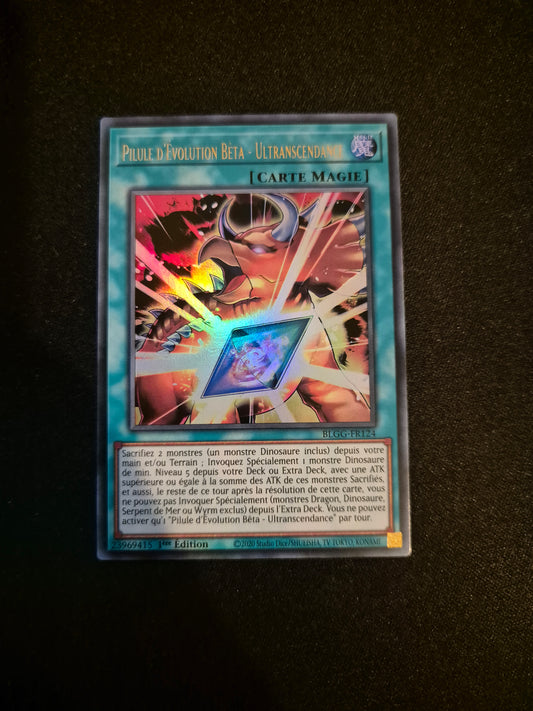 Carte Yu-Gi-Oh! Pilule d'Evolution Beta Ultranscendance Ultra Rare BLGG-FR124