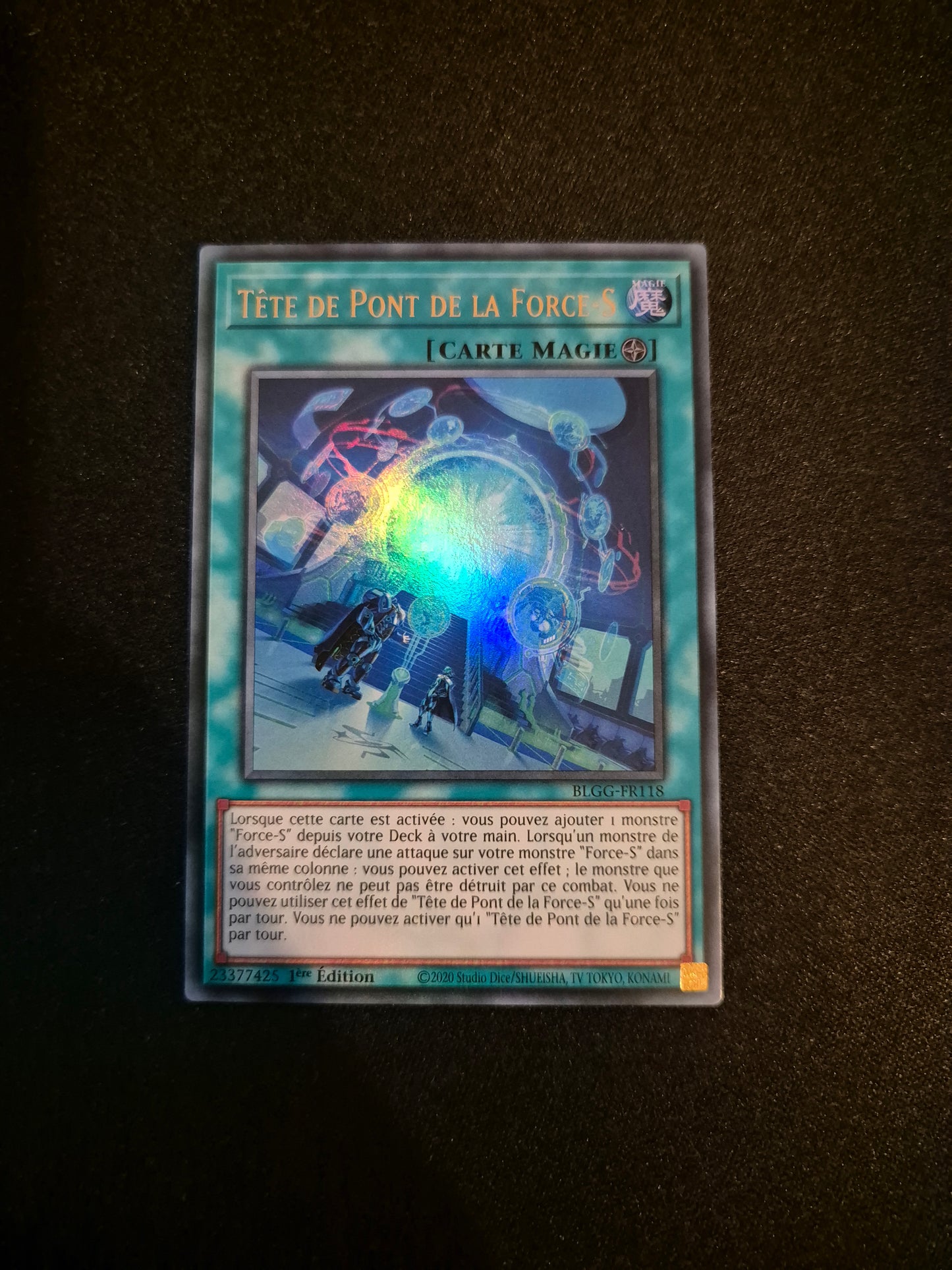 Carte Yu-Gi-Oh! Tête de Pont de la Force-S Ultra Rare BLGG-FR118