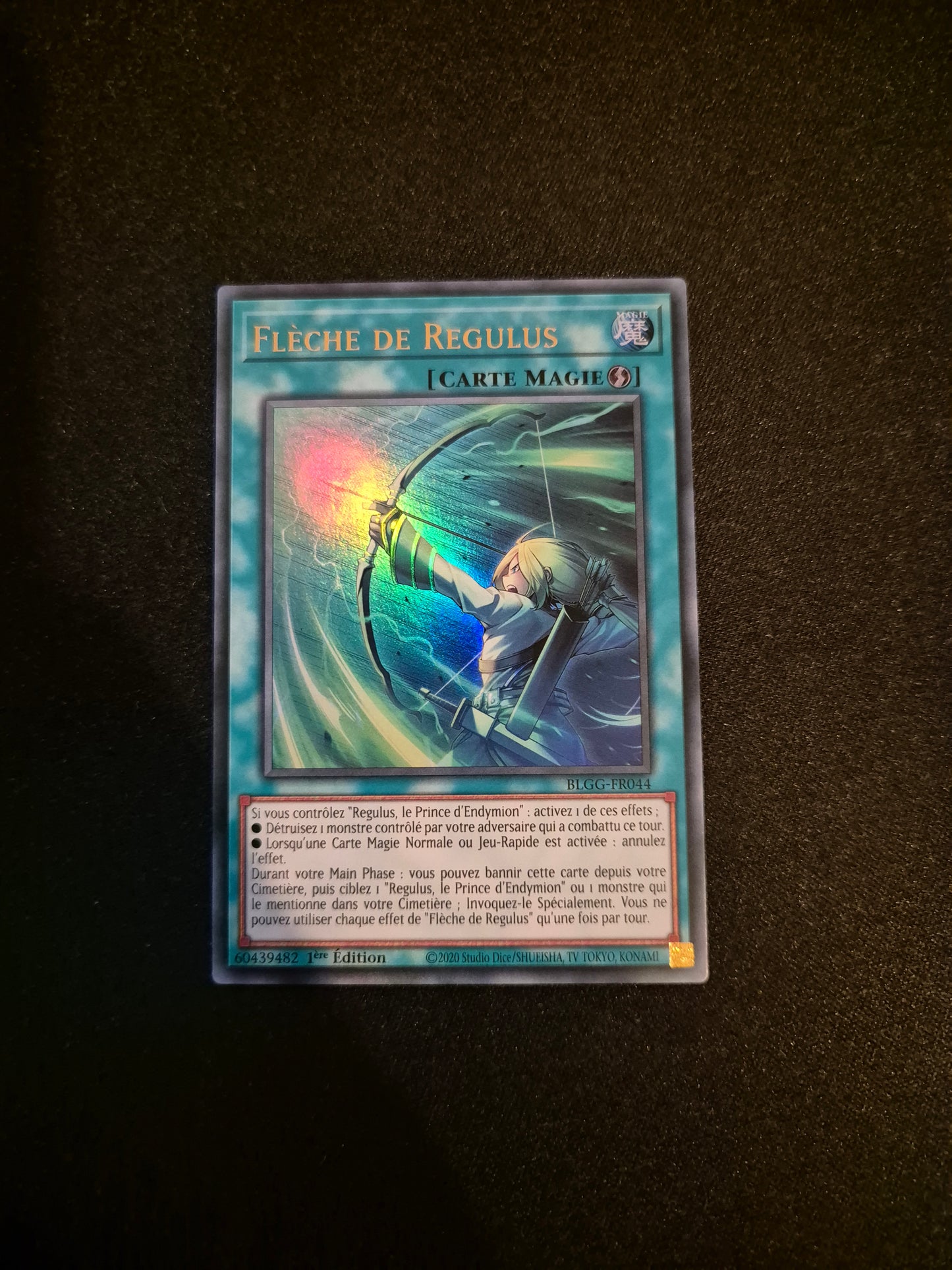 Carte Yu-Gi-Oh! Flèche de Regulus Ultra Rare BLGG-FR044