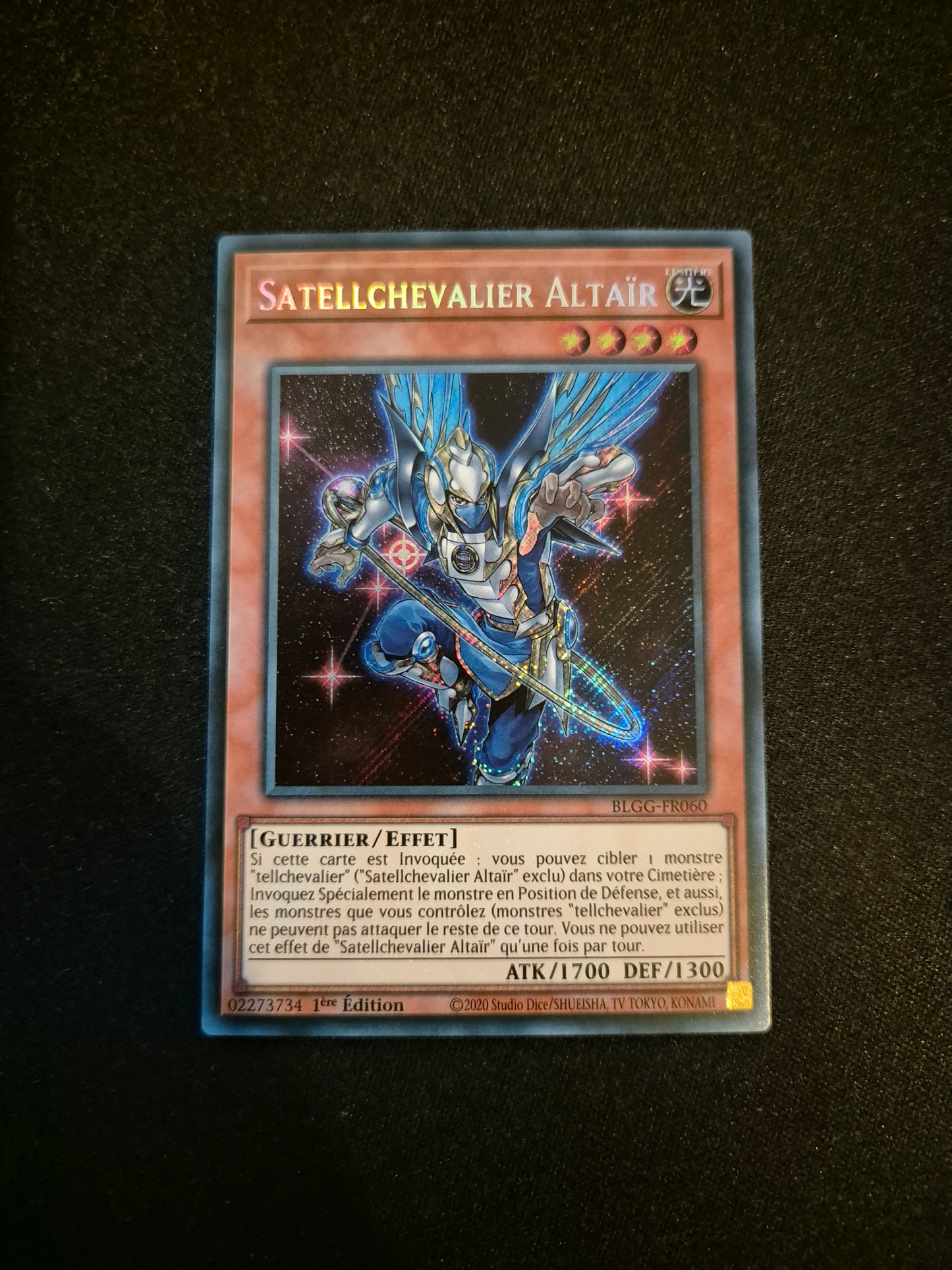 Carte Yu-Gi-Oh! Satellchevalier Altair Secret Rare BLGG-FR060