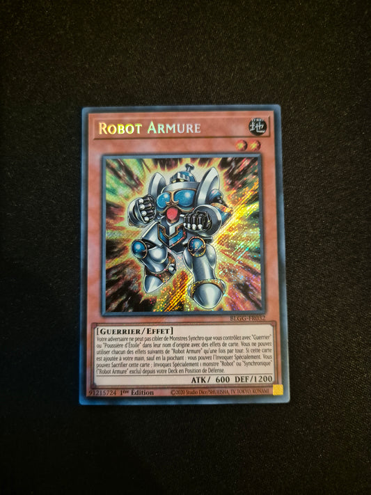 Carte Yu-Gi-Oh! Robot Armure Secret Rare BLGG-FR032