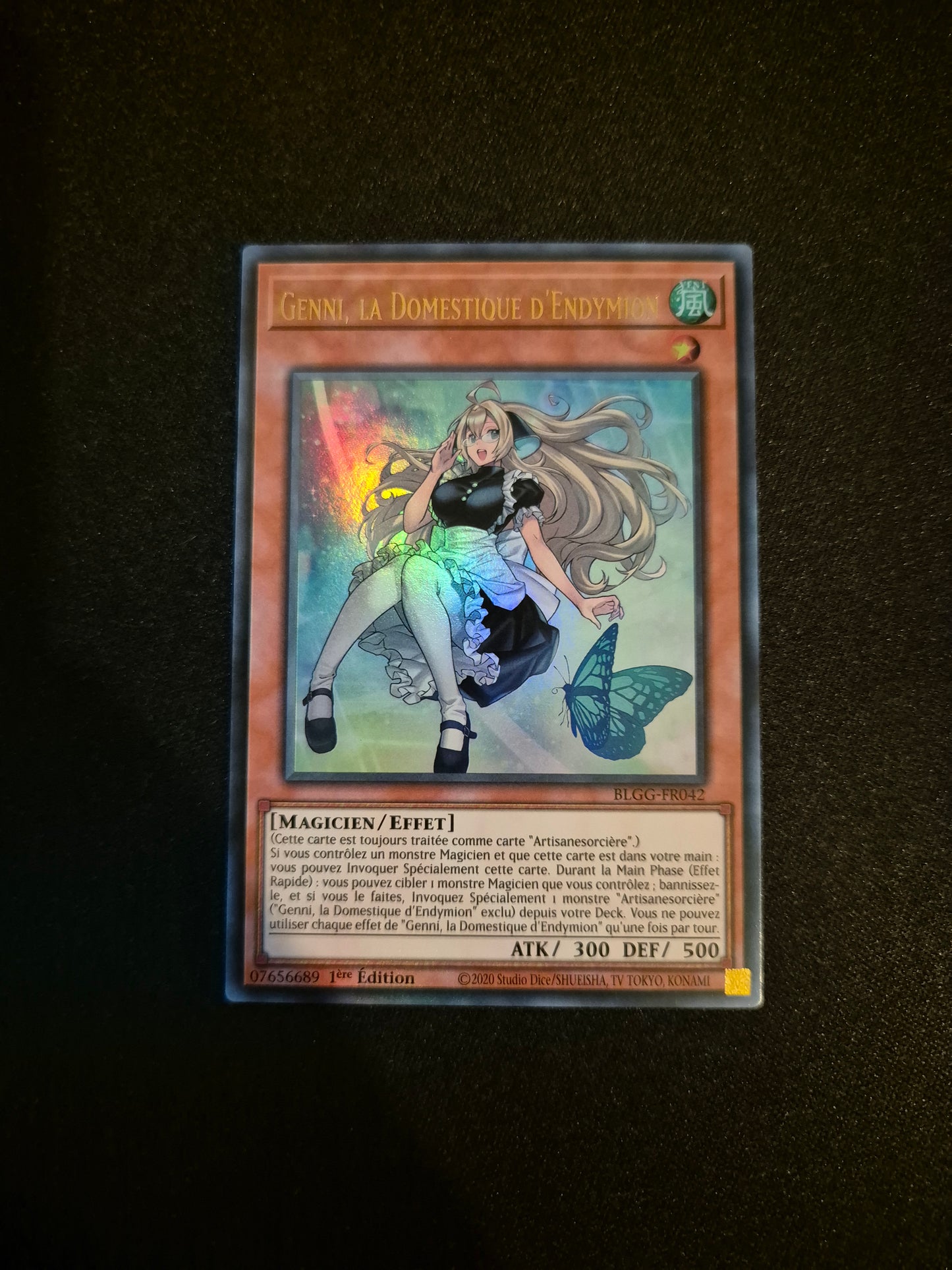 Carte Yu-Gi-Oh! Genni la Domestique d'Endymion Ultra Rare BLGG-FR042