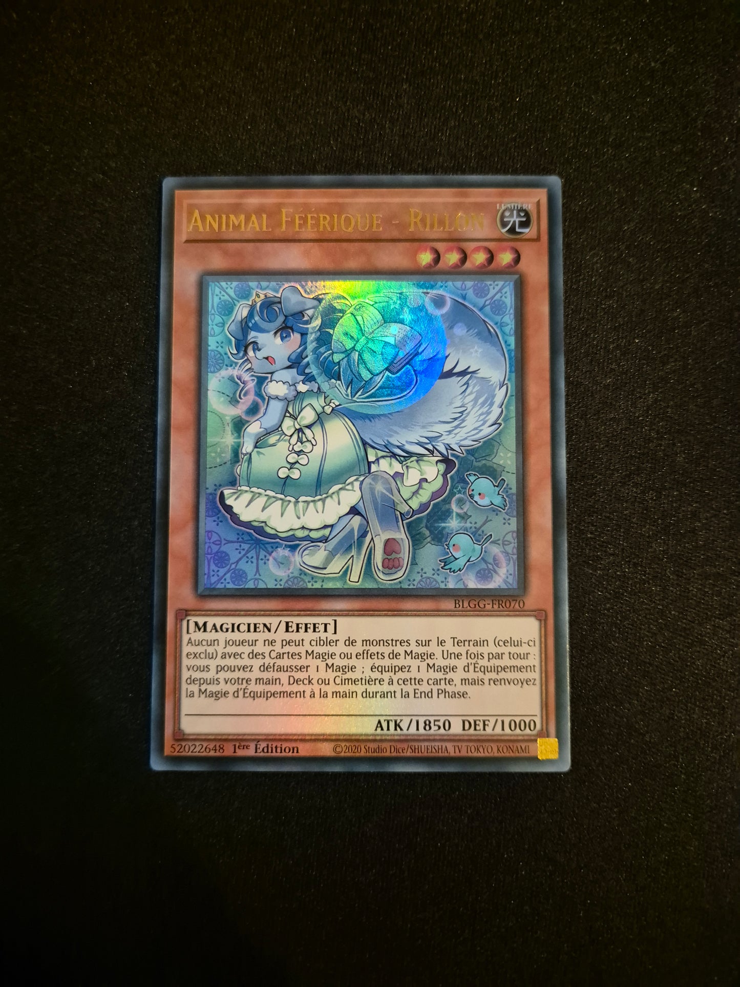 Carte Yu-Gi-Oh! Animal Féérique Rillon Ultra Rare BLGG-FR070