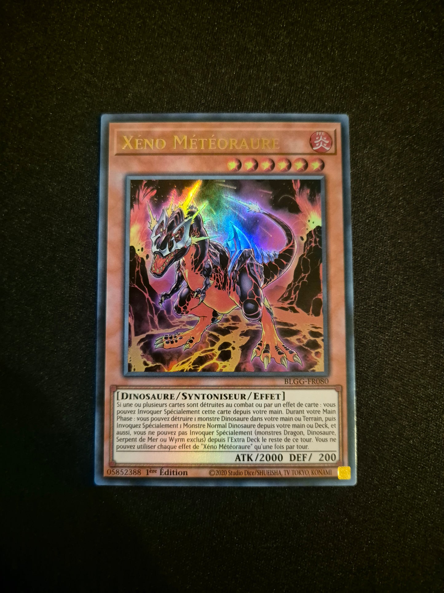 Carte Yu-Gi-Oh! Xéno Météoraure Ultra Rare BLGG-FR080